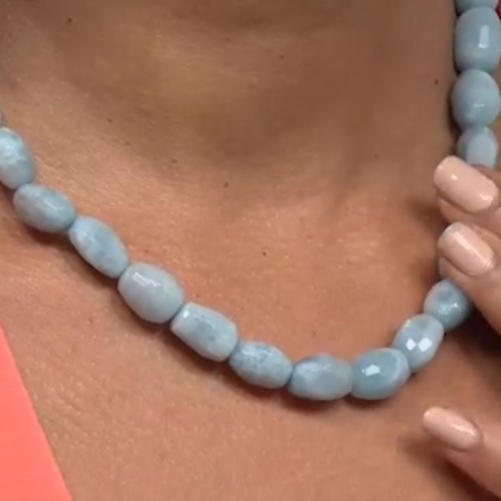 New Aquamarine necklace